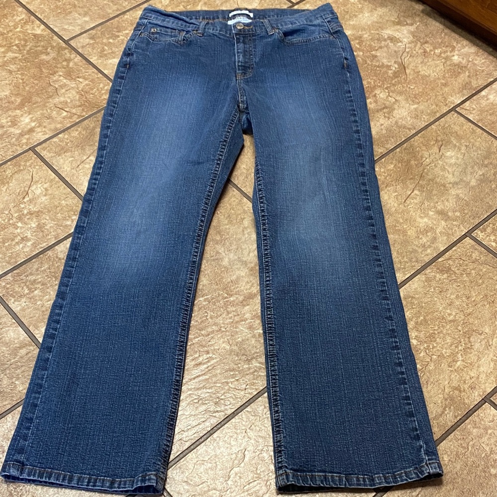 Y2K The Villager Women's High Rise Stretch Blue Jeans Vintage Cotton